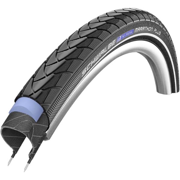 Schwalbe Pneu Marathon Plus 26”x1.75 (47mm) Smartguard Reflex Zwart