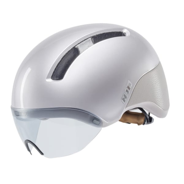 HJC CALIDO PLUS VISIERE PEARL GREYISH SILVER Marrone chiaro