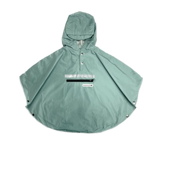 The peoples poncho Poncho 3.0 Green Celeste - Enfants Pastel Green