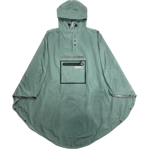 The peoples poncho Poncho 3.0 Green Celeste Watergroen