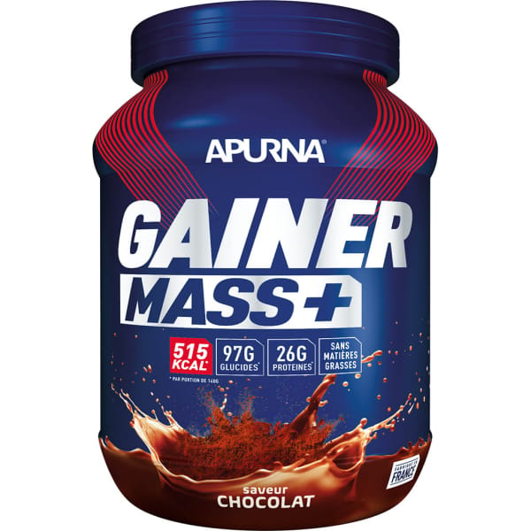 Apurna Gainer Mass Plus - Chocolat - Pot 1.1 Kg 