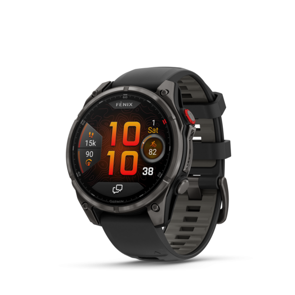 Garmin Fenix 8 Pro Amoled Titane 47mm Carbon Gray Noir