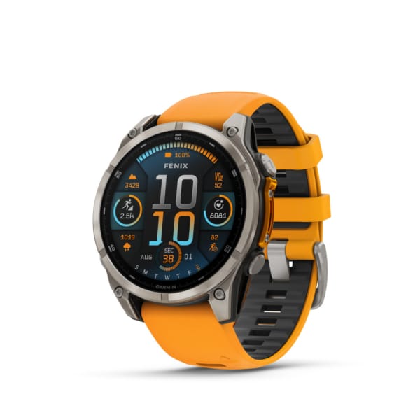 Garmin Fenix 8 Sapphire Amoled Titane 47mm Graphite Gris