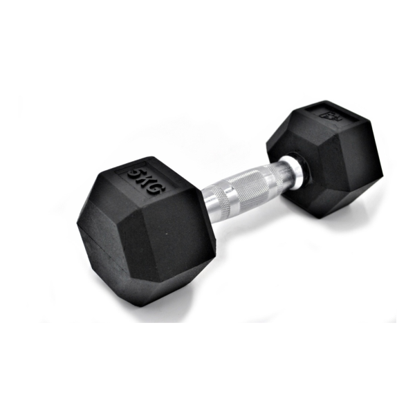 Fit&rack HALTÈRE HEXAGONALE 5 KG Noir