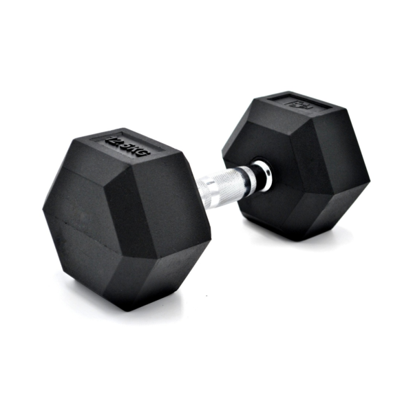 Fit&rack HALTÈRE HEXAGONALE 12.5 KG Noir
