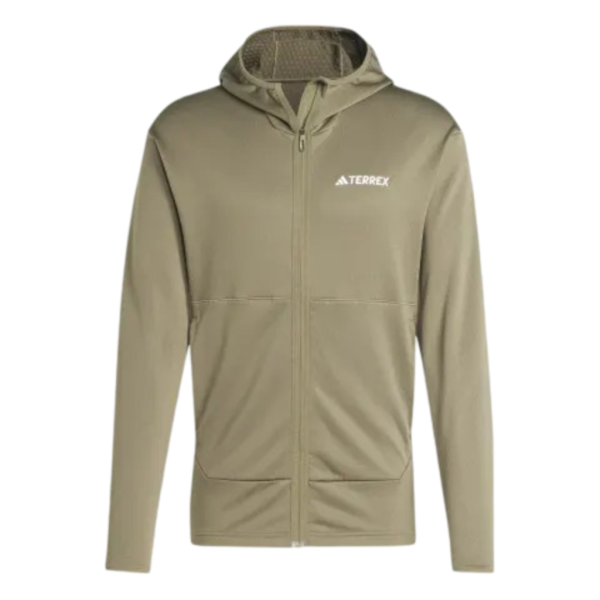 Adidas Xperior Light Fleece Hooded Hombre Marrón