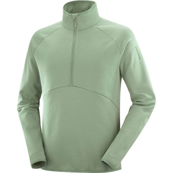 Salomon Essential Warm Half Zip Uomo Verde