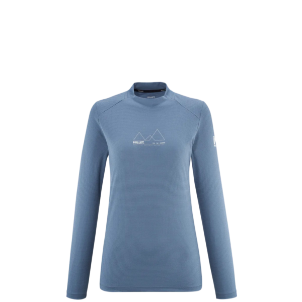 Millet Kamet T-Shirt Long Sleeve Mujer Azul