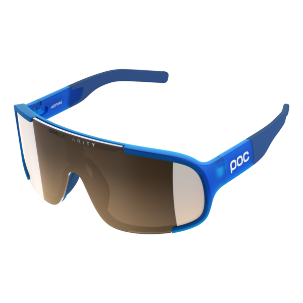 POC Aspire Opal Blue Translucent Brown/Silver Mirror 