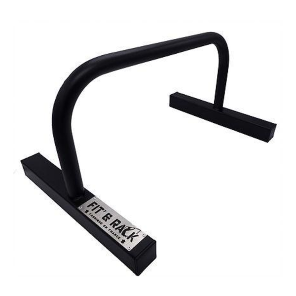 Fit&rack PARALLETTES GYMNASTIQUE - STATION STREET WORKOUT (VENDU PAR PAIRE) Noir