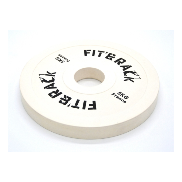 Fit&rack POIDS ADDITIONNEL 5KG COMPETITION (BLANC) 