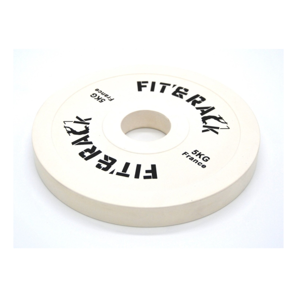 Fit&rack DISQUE ADDITIONNEL - COMPÉTITION (5 KG - BLANC) Blanc