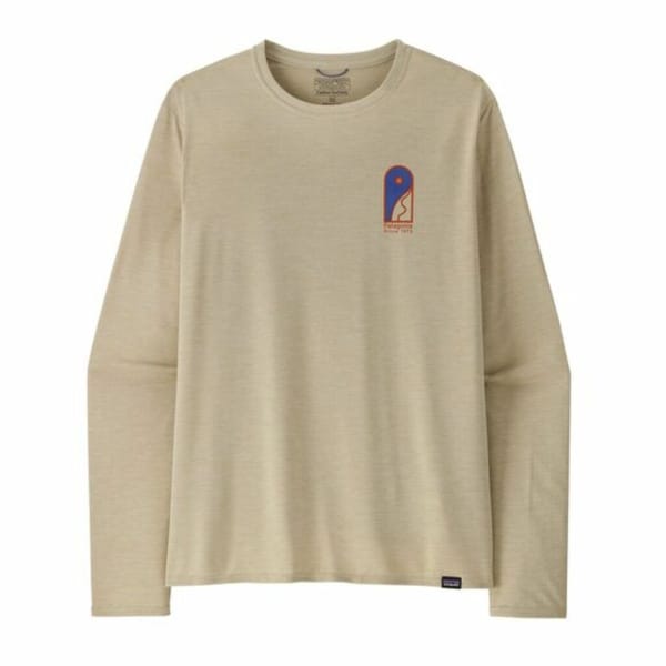 Patagonia L/S Cap Cool Daily Graphic Shirt - Lands Homme Beige