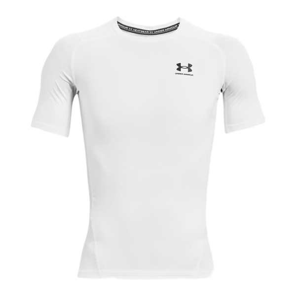 Under Armour HG Armour Comp SS Hombre Blanco