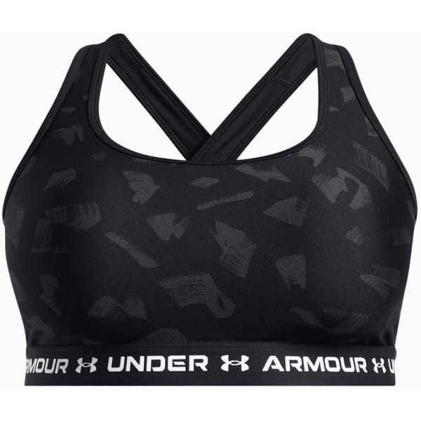 Under Armour Crossback Mid Bra Vrouwen Zwart