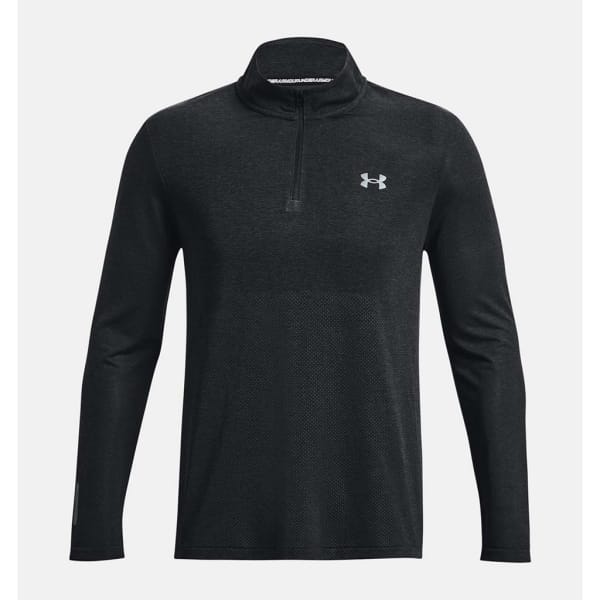 Under Armour Seamless Stride 1/4 Zip Man Zwart