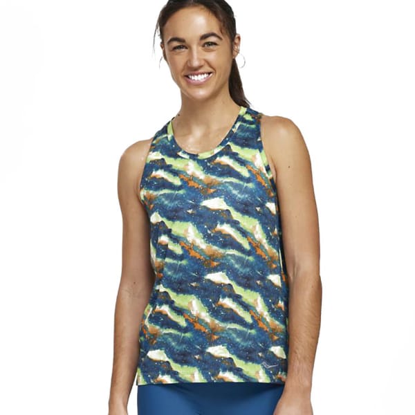 Saucony Stopwatch Singlet Vrouwen Veelkleurig