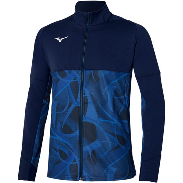 Mizuno PARIS ATHL HYBR WARM UP JACKET Hombre Azul