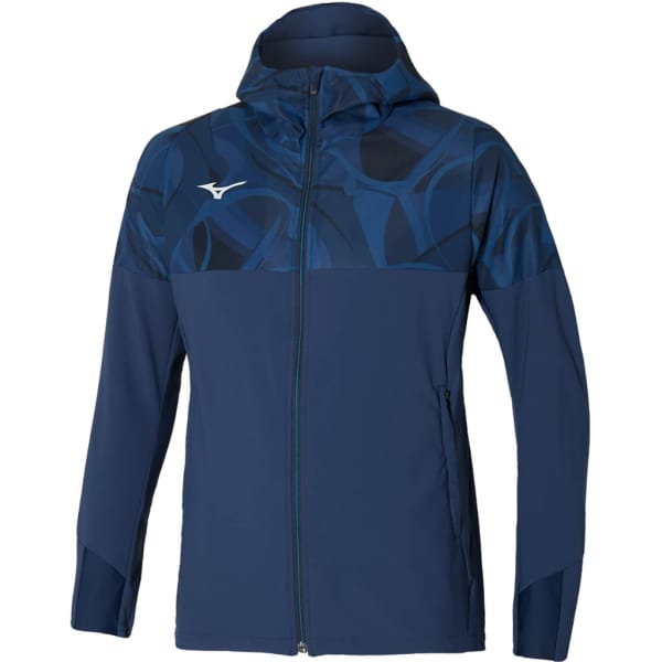 Mizuno PARIS ATHLETE HOOD JACKET Hombre Azul