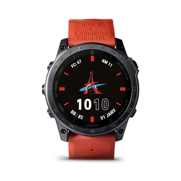 Garmin Tactix 7 Amoled Brigade des Sapeurs Pompiers de Paris Edition Limitée Rot