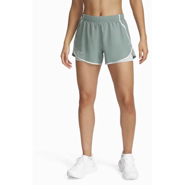 Under Armour Fly By 2-in-1 Shorts Frauen Grün