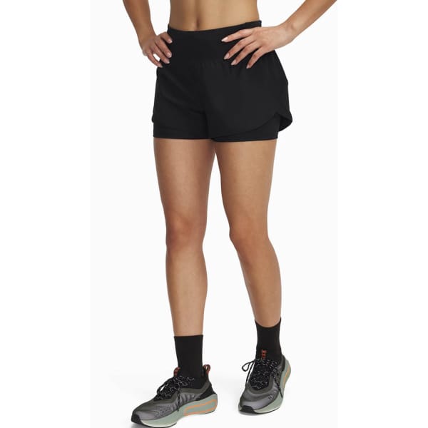 Under Armour Launch Pro 3” 2in1 Shorts Vrouwen Zwart