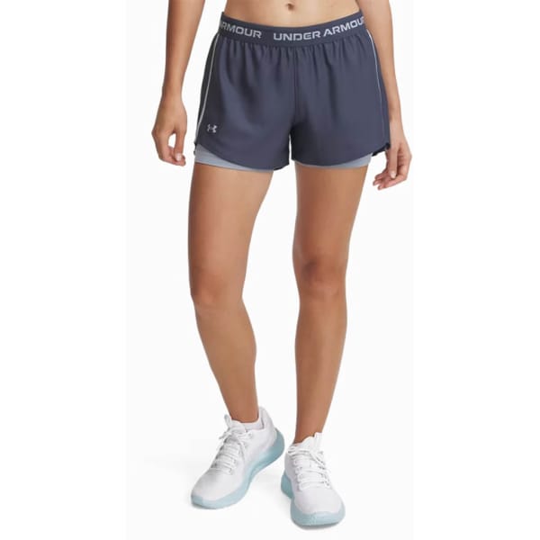 Under Armour Tech Play Up 2in1 Shorts Vrouwen Grijs