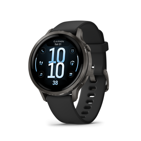 Garmin Venu 4 - 41mm Noir/Gray bracelet noir Noir