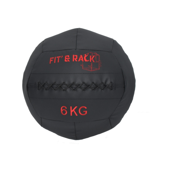 Fit&rack WALL BALL - WOD (6 KG) Noir
