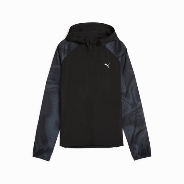 Puma Run Favorite Aop Woven Jacket Vrouwen Zwart
