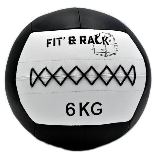 Fit&rack WALL BALL - COMPÉTITION (6 KG) Noir