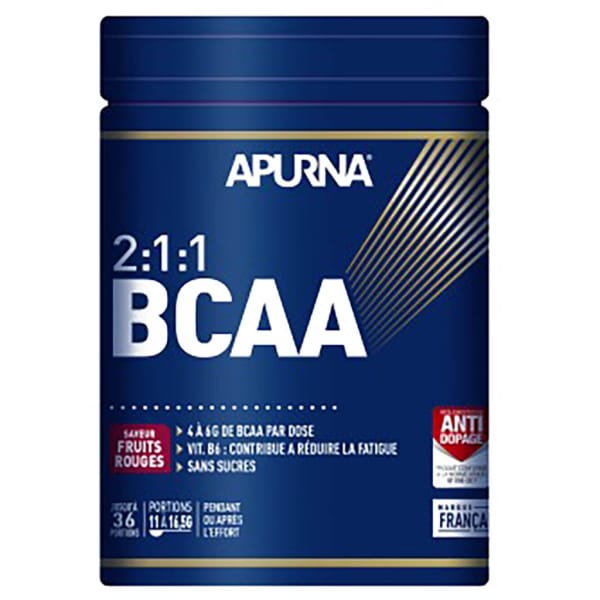 Apurna BCAA 2:1:1 Fruits Rouges - Pot 400g Azul