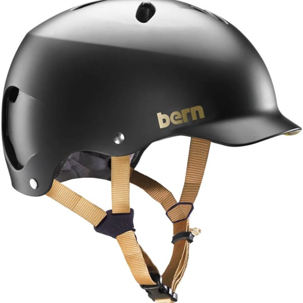Bern Watts Classic Satin Black/Gold 