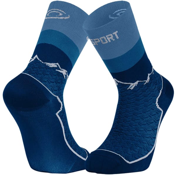 BV Sport Chaussettes Double GR Haute - Polyamide Blauw