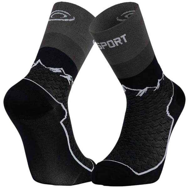 BV Sport Chaussettes Double GR Haute - Polyamide Noir Zwart