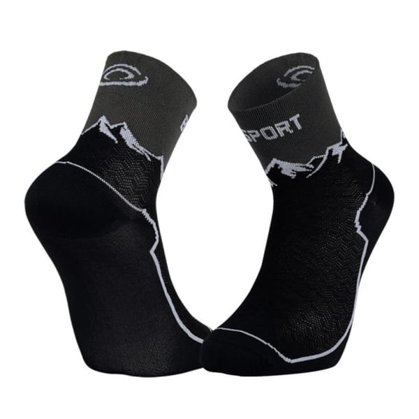 BV Sport Socquette Double Gr Mid - Polyamide Noir Nero