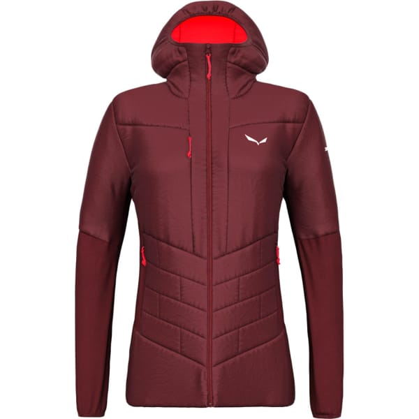Salewa Ortles Hybrid TirolWool Responsive Jacket Vrouwen Bordeaux