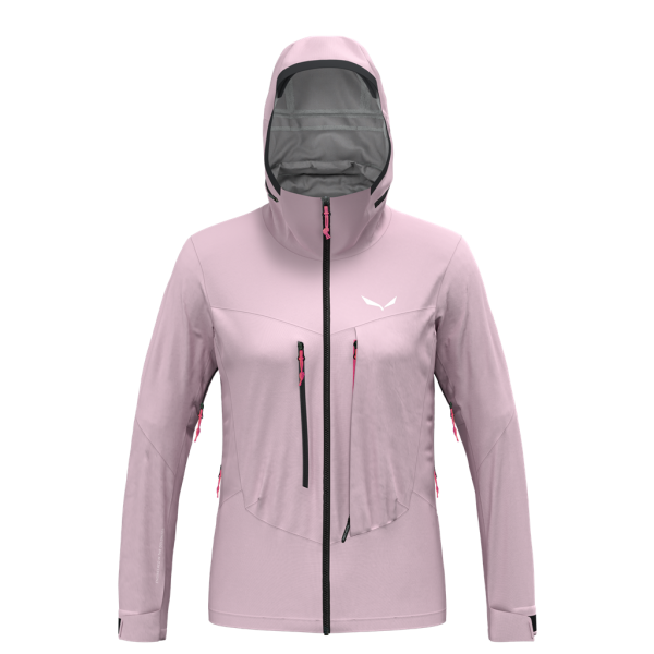 Salewa Sella 3L Powertex Jacket Vrouwen Roze