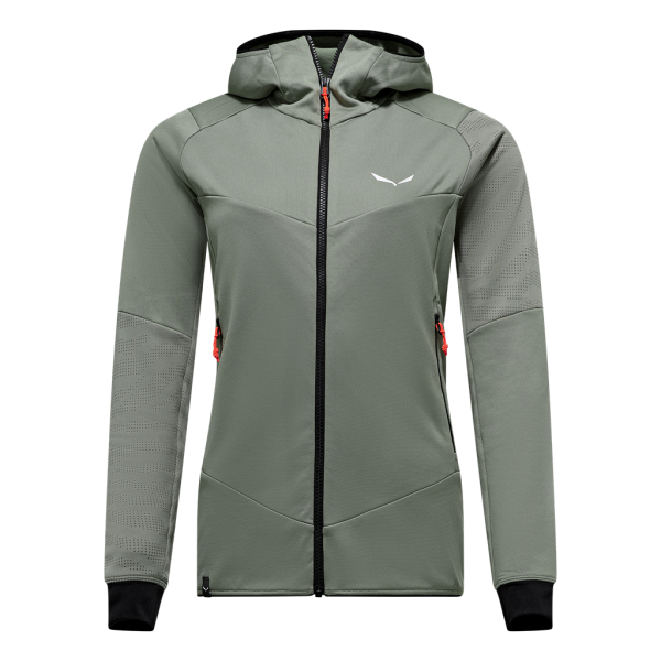 Salewa Sella Crevasse Hooded Jacket Femme Vert