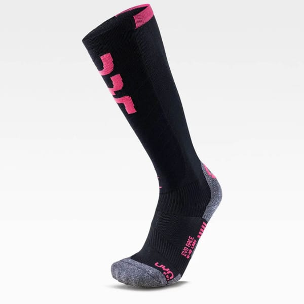 Uyn Chaussettes de Ski Evo Race Vrouwen Zwart