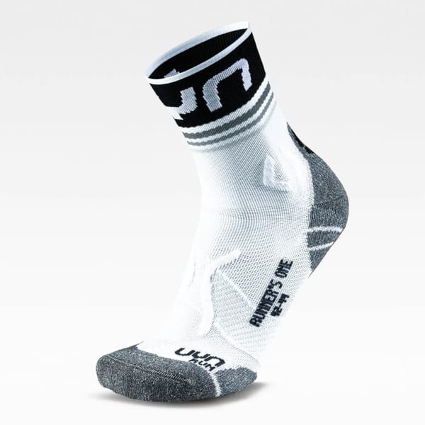 Uyn Chaussettes de Running Tige Mid Runners One Homme Blanc