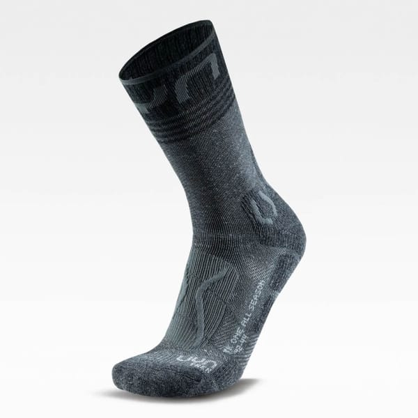 Uyn Chaussettes de Randonnée Haute Trekking One All Season Merino Eucalypt Homme Anthracite
