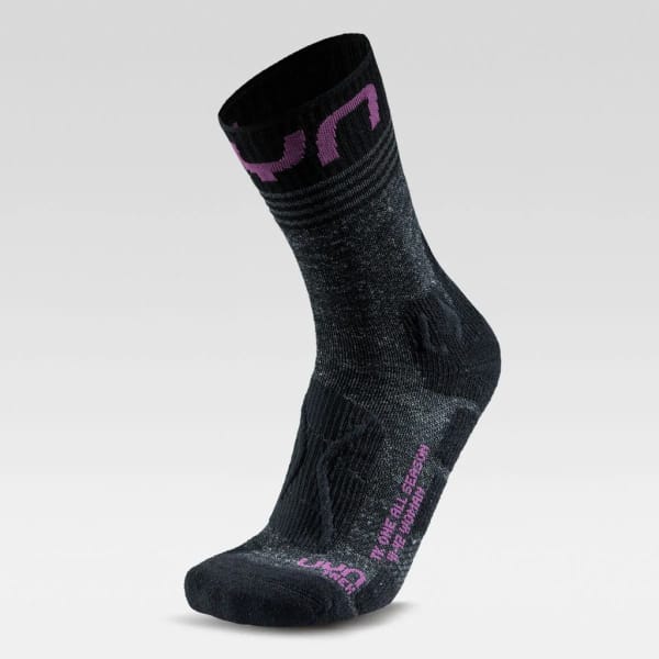 Uyn Chaussettes de Randonnée Haute Trekking One All Season Merino Eucalypt Vrouwen Paars