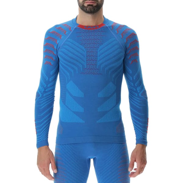 Uyn Sous-Vêtements Compressif Manches Longues Resilyon Homme Bleu