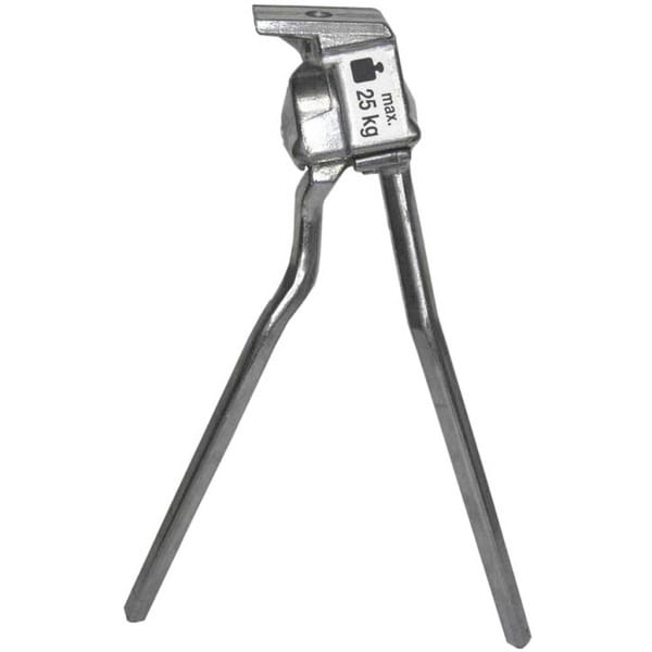 ESGE BÉQUILLE DOUBLE ALU ESGE ARGENT S - STANDARD 290MM Geld