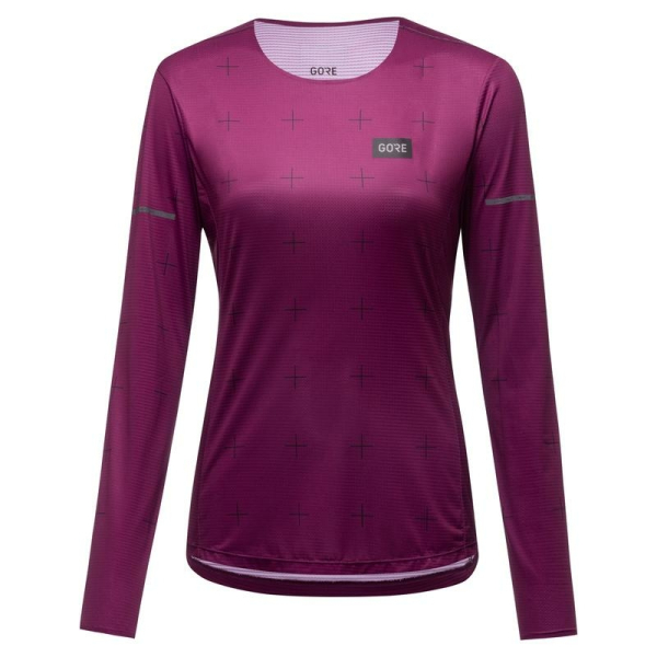 Gore Wear Contest Long Sleeve T-Shirt Mujer Púrpura