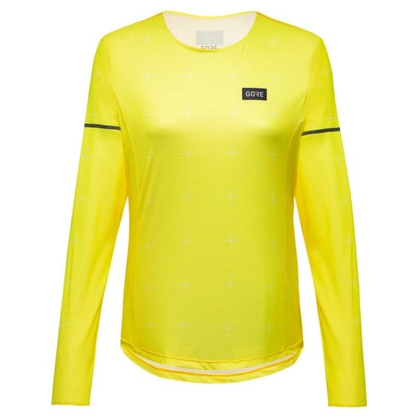 Gore Wear Contest Long Sleeve T-Shirt Mujer AMARILLO