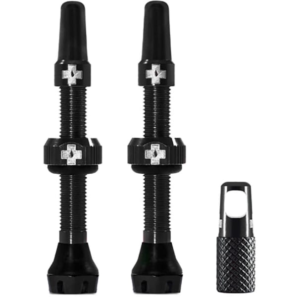Muc-Off Kit de valves tubeless V2 (paire) 44mm Black Black