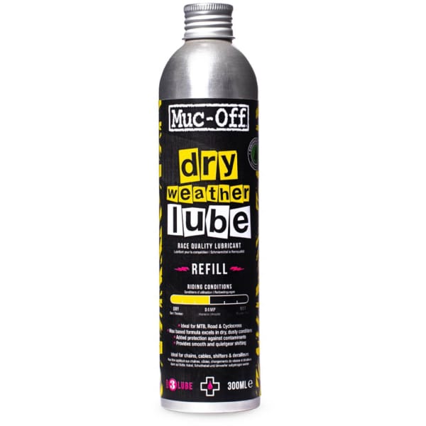 Muc-Off Lubrifiant conditions sèches Dry Lube 300ml Zwart