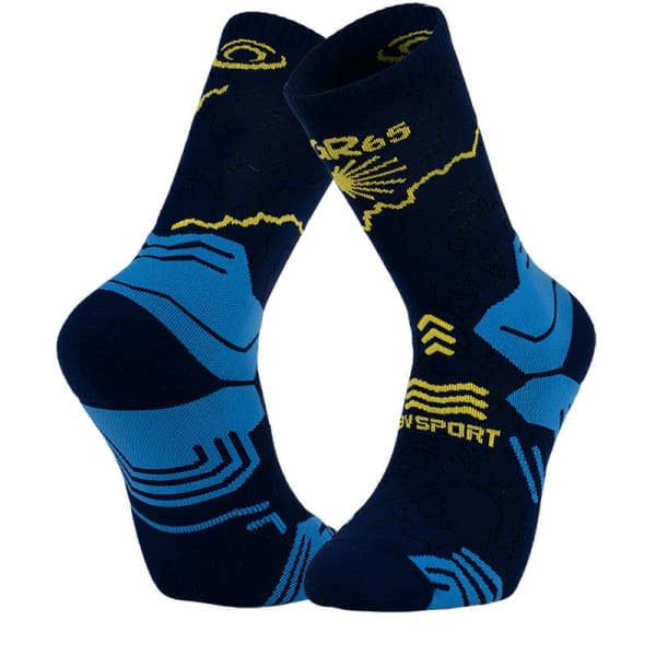 BV Sport Socquette Trek Gr ”Haute - Polyamide” Gr65 Blauw